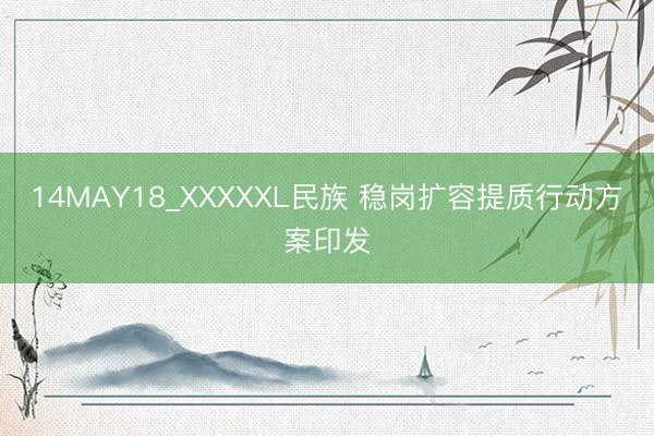 14MAY18_XXXXXL民族 稳岗扩容提质行动方案印发
