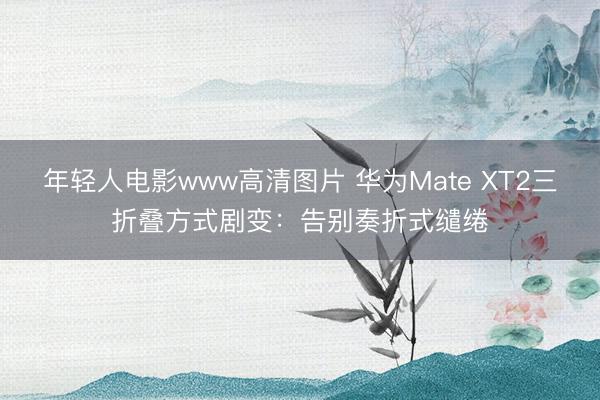 年轻人电影www高清图片 华为Mate XT2三折叠方式剧变：告别奏折式缱绻