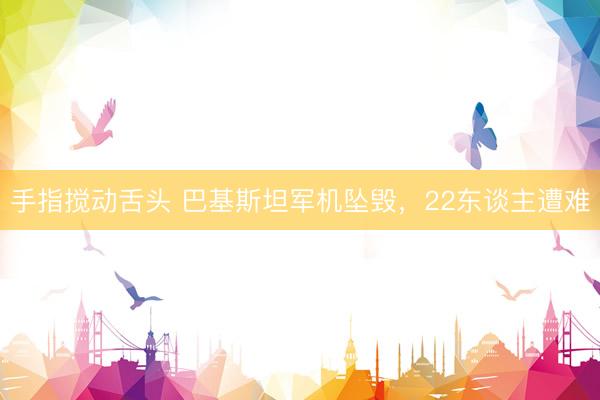 手指搅动舌头 巴基斯坦军机坠毁，22东谈主遭难
