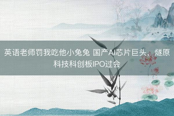 英语老师罚我吃他小兔兔 国产AI芯片巨头，燧原科技科创板IPO过会